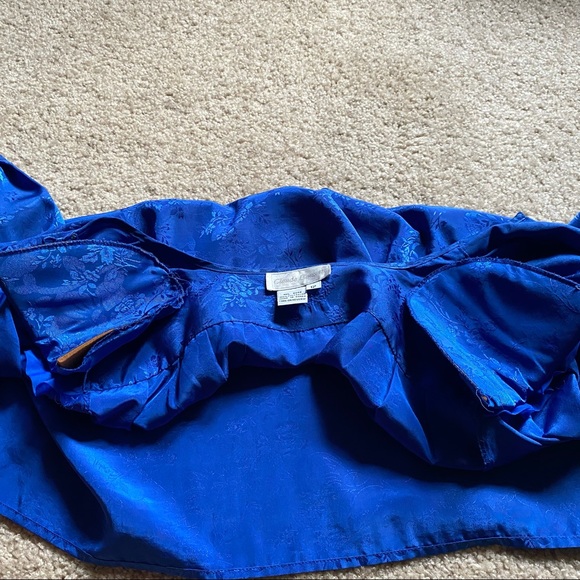 Top, Blue Floral Vintage - Picture 6 of 10